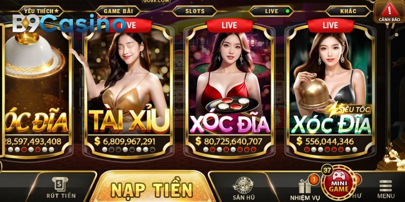 Cổng game cung cấp đa dạng các sản phẩm cho bạn lựa chọn 